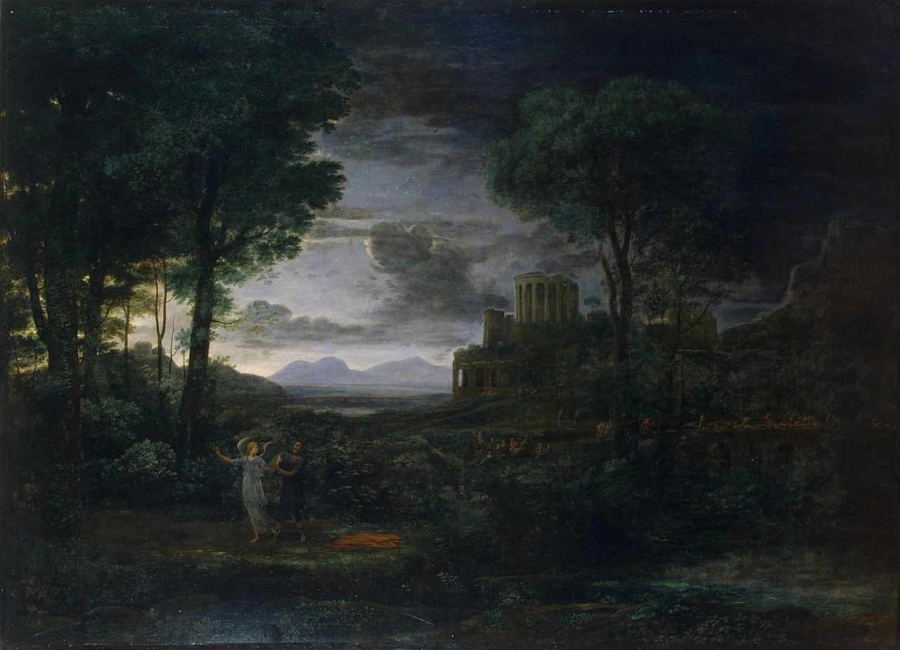 Paesaggio con Giacobbe e l'angelo - Hermitage, San Pietroburgo